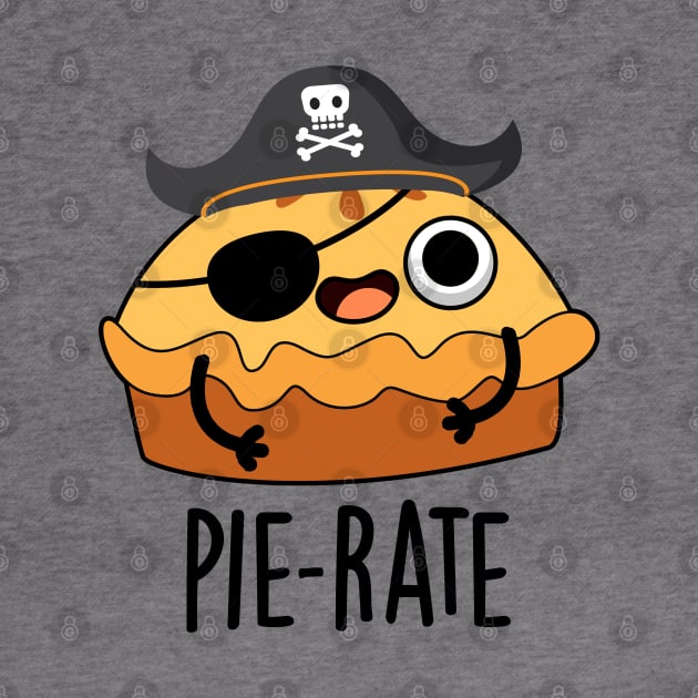 Pie-rate Cute Pirate Pie Pun by punnybone